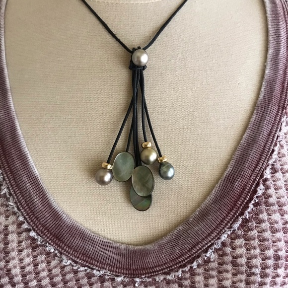 Brand New Tahitian Pearl Necklace From Tahiti - Picture 1 of 7